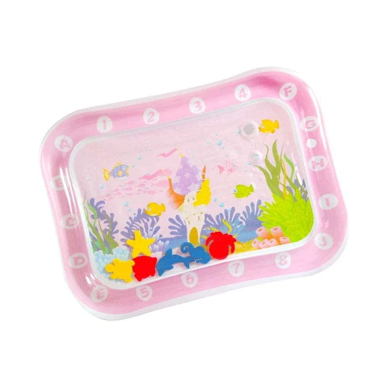 Meerestier-Druck, aufblasbare Baby-Spielmatte, Kleinkindspielzeug für Neugeborene, Jungen, Mädchen, Wasserunterhaltung, Spielen, Schwimmspiele, Spielzeug