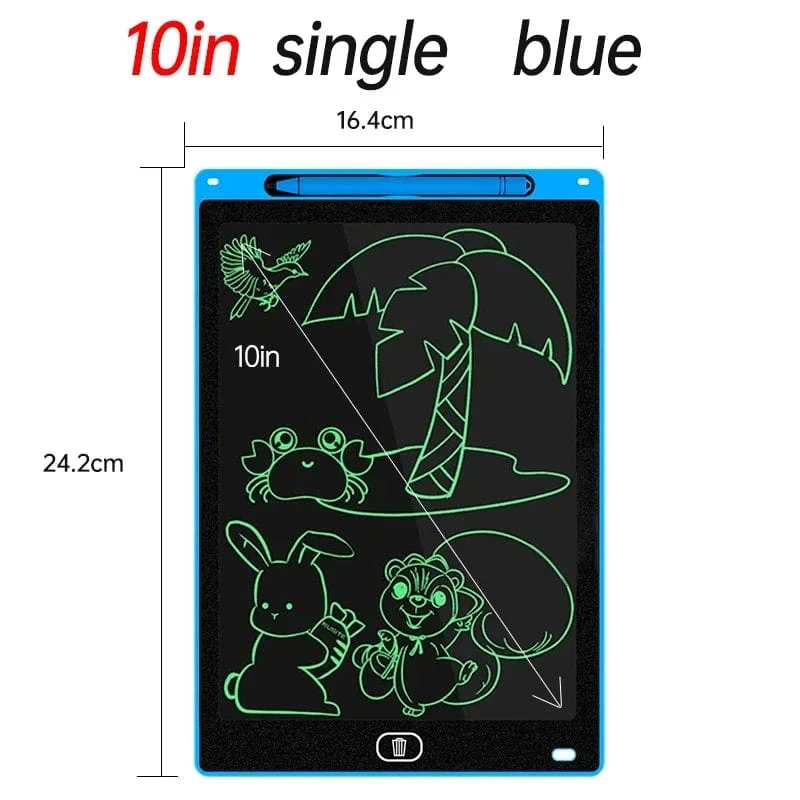 Kinder Elektronisches Zeichenbrett LCD-Bildschirm Grafik-Zeichentablett Kinderspielzeug für die Bildung Handschrift-Malblock Weihnachten