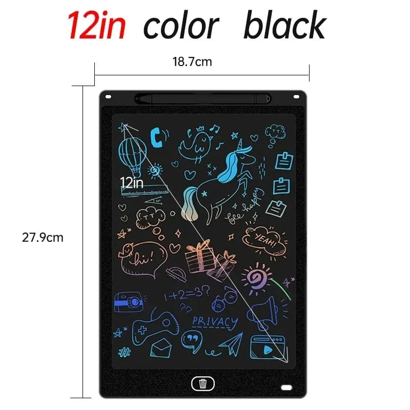 Kinder Elektronisches Zeichenbrett LCD-Bildschirm Grafik-Zeichentablett Kinderspielzeug für die Bildung Handschrift-Malblock Weihnachten
