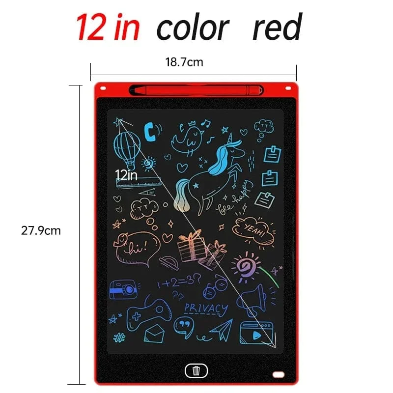 Kinder Elektronisches Zeichenbrett LCD-Bildschirm Grafik-Zeichentablett Kinderspielzeug für die Bildung Handschrift-Malblock Weihnachten