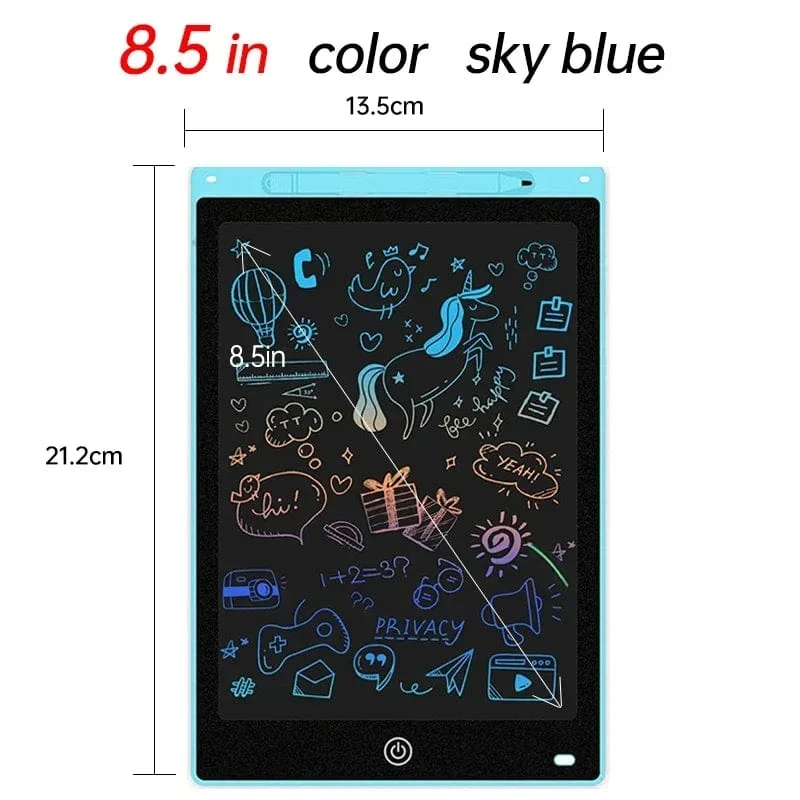 Kinder Elektronisches Zeichenbrett LCD-Bildschirm Grafik-Zeichentablett Kinderspielzeug für die Bildung Handschrift-Malblock Weihnachten