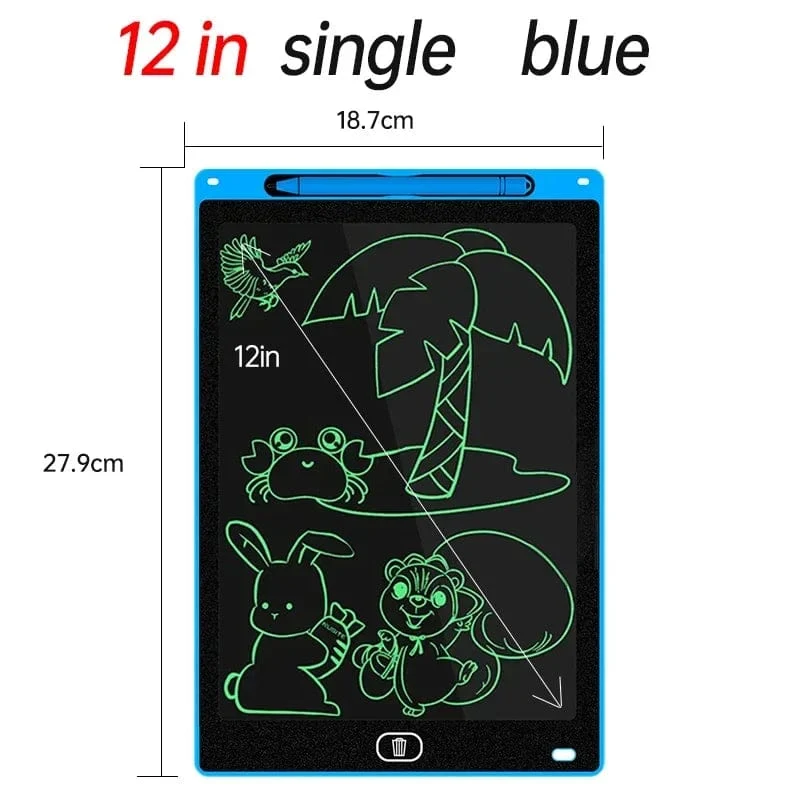 Kinder Elektronisches Zeichenbrett LCD-Bildschirm Grafik-Zeichentablett Kinderspielzeug für die Bildung Handschrift-Malblock Weihnachten