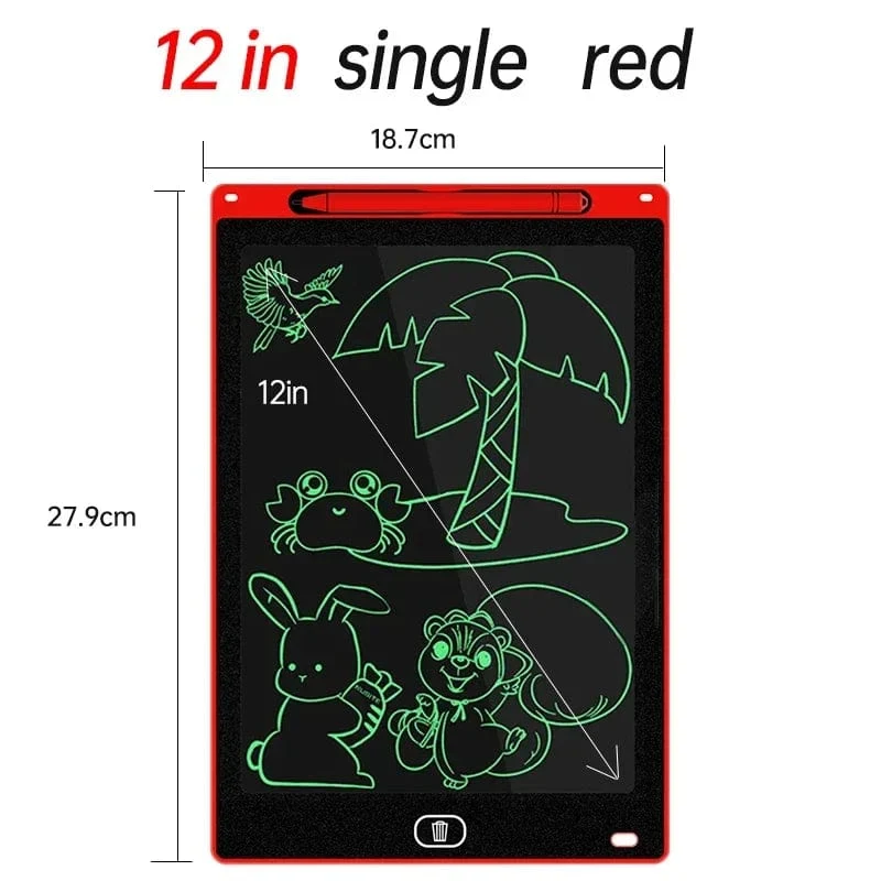 Kinder Elektronisches Zeichenbrett LCD-Bildschirm Grafik-Zeichentablett Kinderspielzeug für die Bildung Handschrift-Malblock Weihnachten