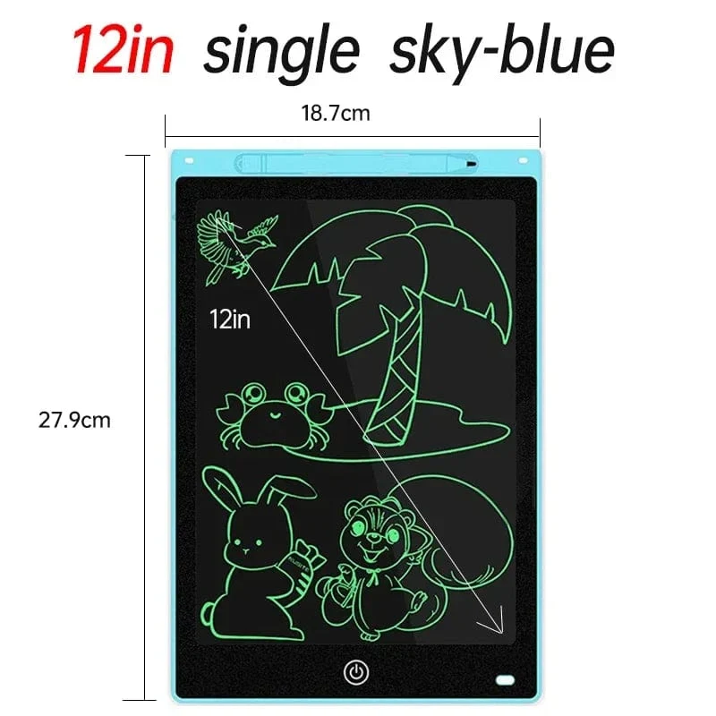 Kinder Elektronisches Zeichenbrett LCD-Bildschirm Grafik-Zeichentablett Kinderspielzeug für die Bildung Handschrift-Malblock Weihnachten