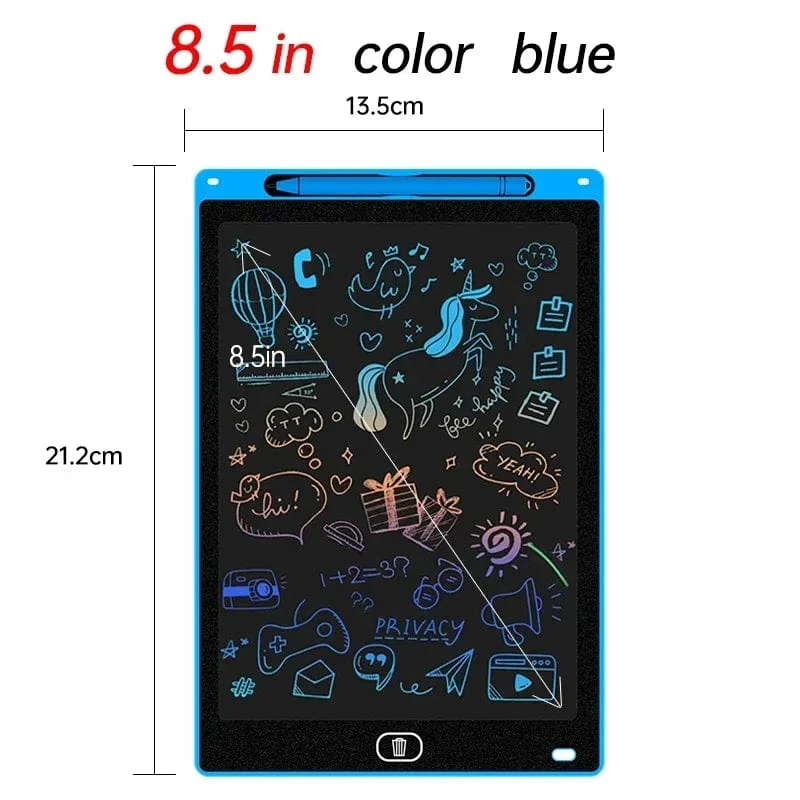Kinder Elektronisches Zeichenbrett LCD-Bildschirm Grafik-Zeichentablett Kinderspielzeug für die Bildung Handschrift-Malblock Weihnachten