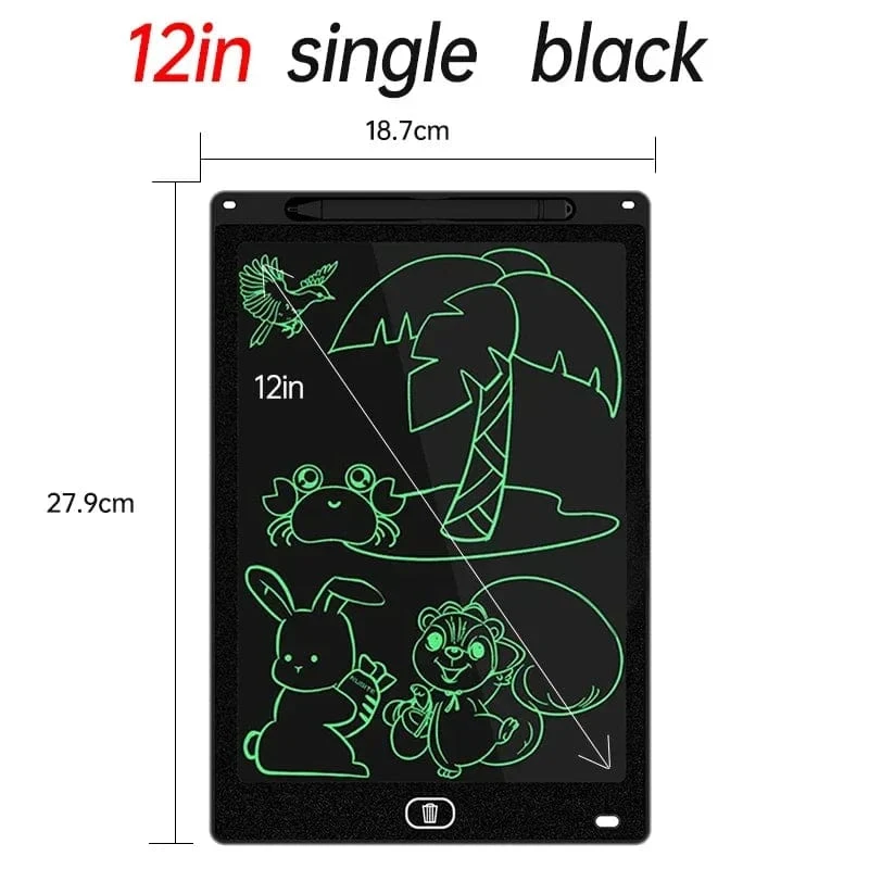 Kinder Elektronisches Zeichenbrett LCD-Bildschirm Grafik-Zeichentablett Kinderspielzeug für die Bildung Handschrift-Malblock Weihnachten