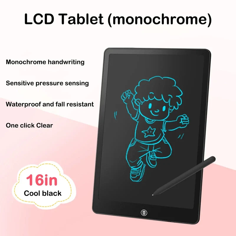8.5/10/12/16 Zoll LCD-Zeichentablett für Kinderspielzeug, Malwerkzeuge, Elektronik, Schreibtafel, Junge, Kinder, Lernspielzeug, Geschenke