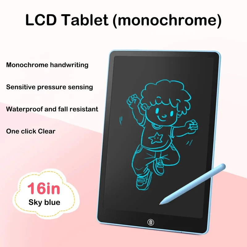 8.5/10/12/16 Zoll LCD-Zeichentablett für Kinderspielzeug, Malwerkzeuge, Elektronik, Schreibtafel, Junge, Kinder, Lernspielzeug, Geschenke