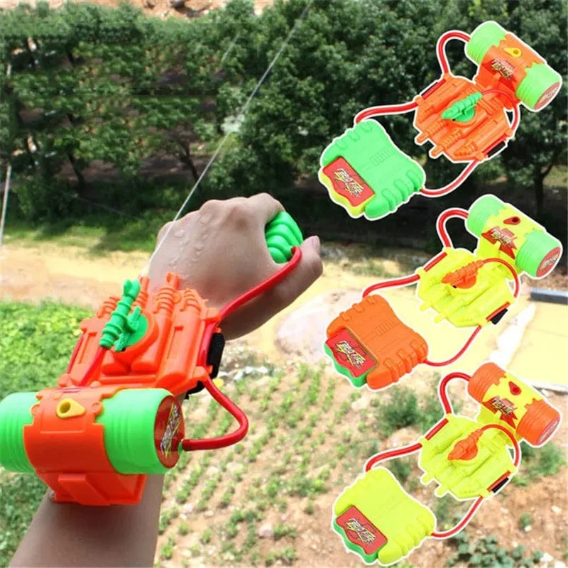 Wasserpistole Spielzeug Spaß Spray Handgelenk Hand-gehalten Kinder Outdoor Strand Spielen Wasser Spielzeug Für Jungen Sport Sommer Pistole Pistole Waffe Geschenke
