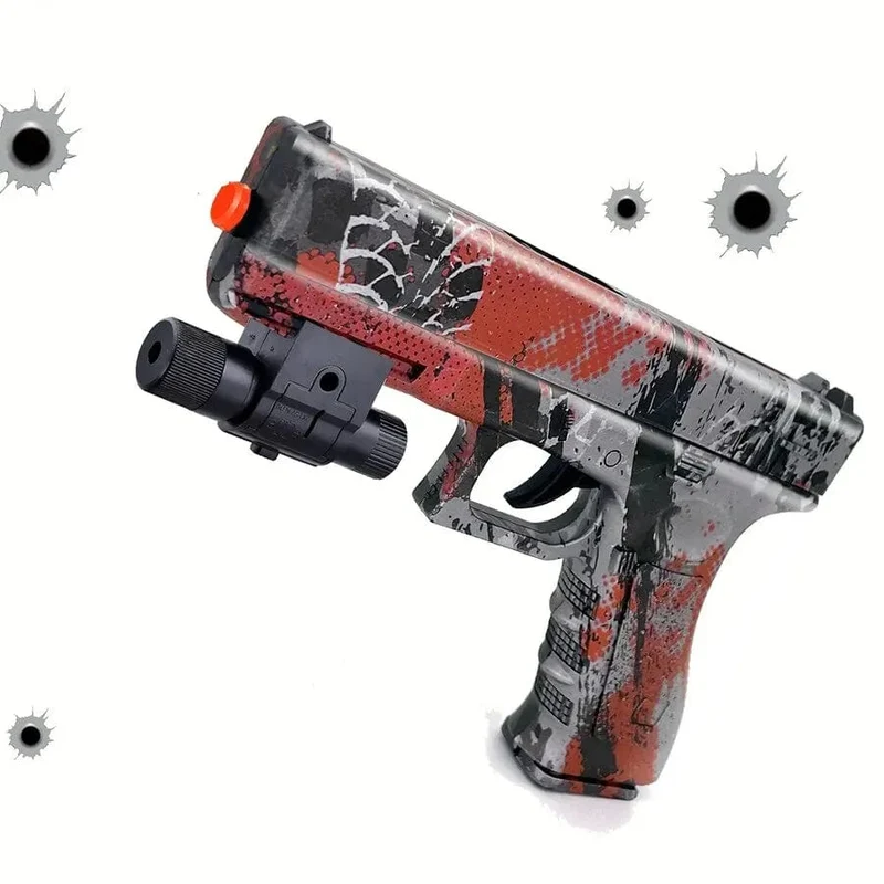 Ball-Blaster-Pistolenspielzeug, manueller Blaster, kein Aufladen erforderlich, Outdoor-Schießspielzeug, Geschenk für Hinterhofspiele
