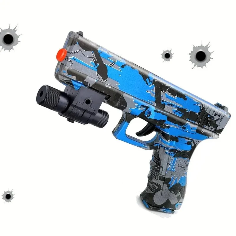 Ball-Blaster-Pistolenspielzeug, manueller Blaster, kein Aufladen erforderlich, Outdoor-Schießspielzeug, Geschenk für Hinterhofspiele