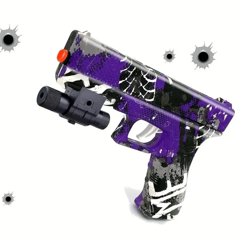 Ball-Blaster-Pistolenspielzeug, manueller Blaster, kein Aufladen erforderlich, Outdoor-Schießspielzeug, Geschenk für Hinterhofspiele