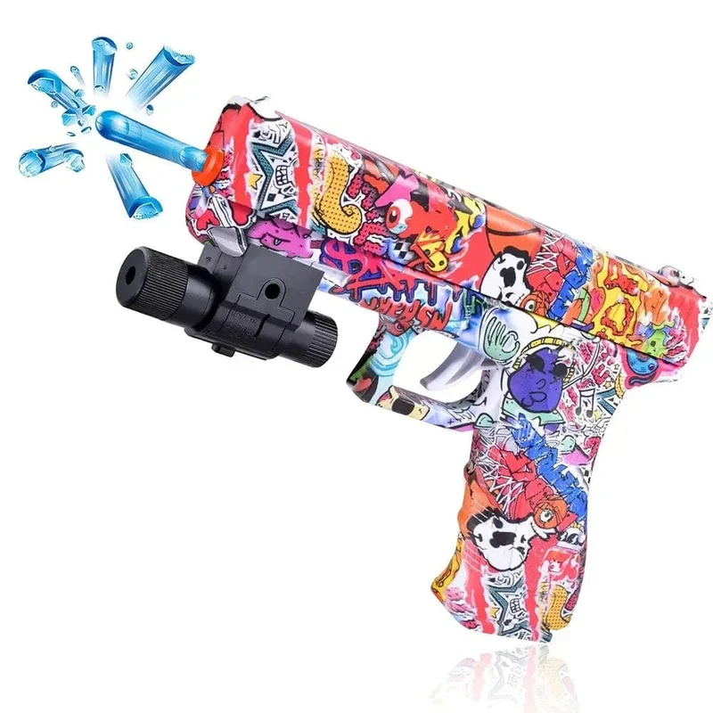 Ball-Blaster-Pistolenspielzeug, manueller Blaster, kein Aufladen erforderlich, Outdoor-Schießspielzeug, Geschenk für Hinterhofspiele