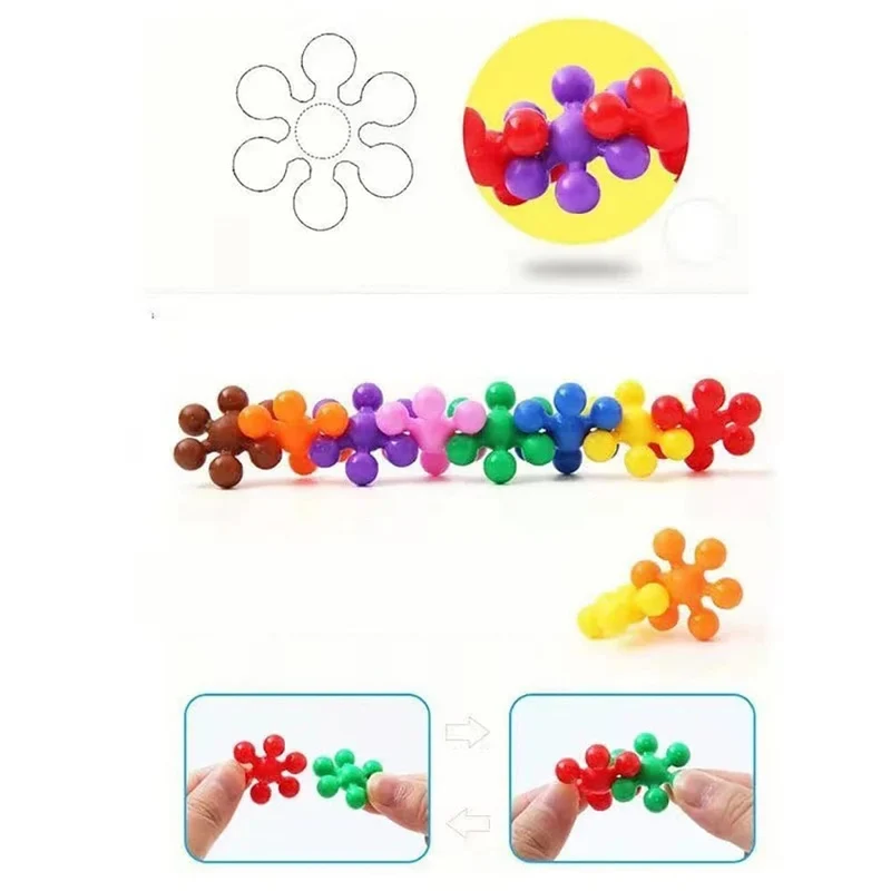 60 Stück klassische Bausteine, Farbe Macaron, Pflaume, Ziegel, Verbindungsspielzeug, kompatibel mit allen gängigen Marken, für Kinder ab 3 Jahren