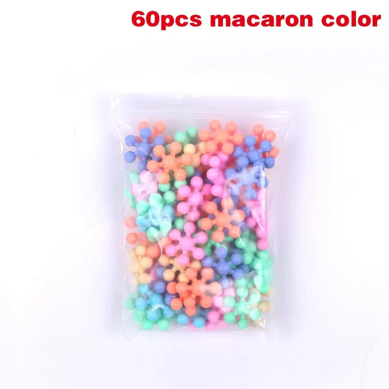 60 Stück klassische Bausteine, Farbe Macaron, Pflaume, Ziegel, Verbindungsspielzeug, kompatibel mit allen gängigen Marken, für Kinder ab 3 Jahren