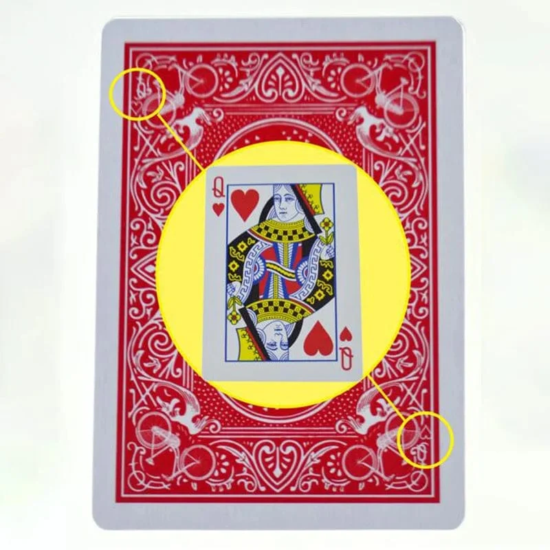 Markierte Karten Stripper Deck Spielkarten Zaubertricks Poker Magia Close Up Street Illusions Gimmicks Mentalismus Requisiten Kinderspielzeug