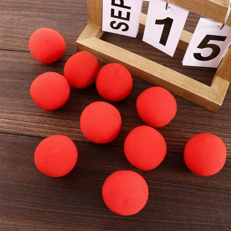 10 PCS 2.5/3.5/4.5 cm Finger Schwamm Ball Zaubertricks Klassische Magier Illusion Komödie Close-up Bühne Karte magie Zubehör