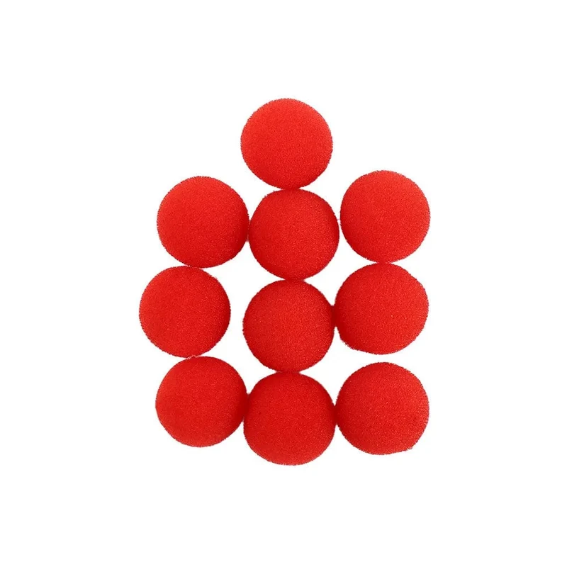 10 PCS 2.5/3.5/4.5 cm Finger Schwamm Ball Zaubertricks Klassische Magier Illusion Komödie Close-up Bühne Karte magie Zubehör
