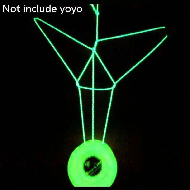 5PCS leuchtende Seil-Jojo-Saiten, lichtemittierende YOYO-Seile, klassisches Spielzeug, Geschenk für Kinder
