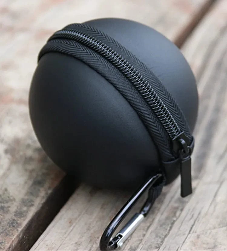 Professionelle YoYo-Tasche EDC, glattes Leder, Samtgürtel, Schlüsselanhänger-Etui. Für Yoyos unter 44.5 x 57 mm