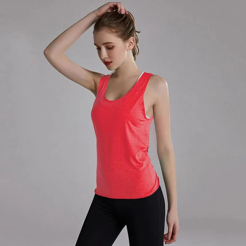 Schnell trocknende Sportweste für Damen, Sport-Tops, Sommer, lässig, ärmellos, für Fitness, Fitnessstudio, Laufen, Yoga, Tank-Tops, Sweatshirt