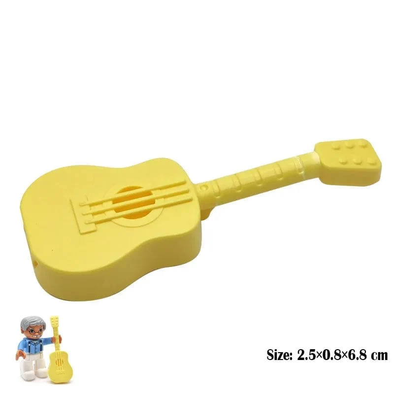 Großer Baustein, zusammengebaut, Mini-Möbel, Spielhaus, Spielzeug für Kinder, kompatibel mit Duploed-Zubehör, pädagogisches Geschenk