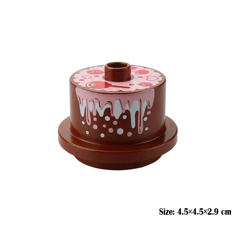 Großer Baustein, zusammengebaut, Mini-Möbel, Spielhaus, Spielzeug für Kinder, kompatibel mit Duploed-Zubehör, pädagogisches Geschenk