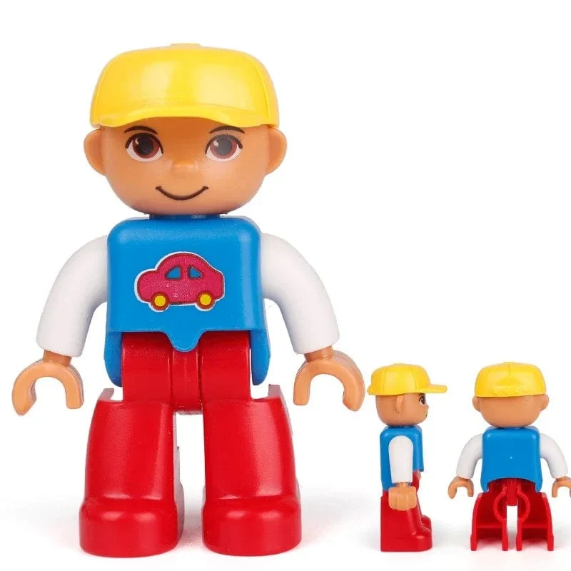 Große Bausteine ​​Häuser bauen Zubehör Tür Fenster Sets Wand Dach kompatibel große Steine ​​​​zusammenbauen Junge Mädchen Kinder Spielzeug Geschenke