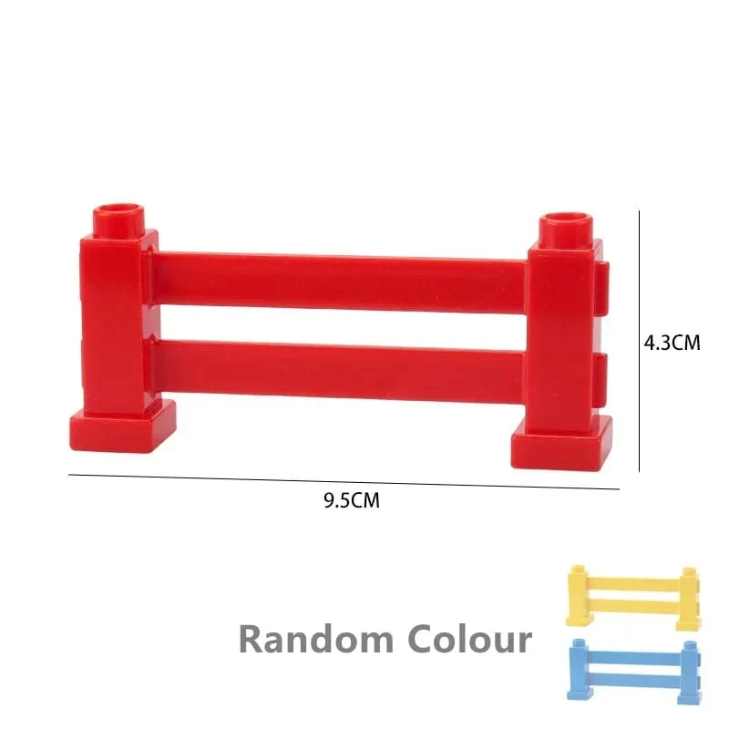 Große Bausteine ​​Häuser bauen Zubehör Tür Fenster Sets Wand Dach kompatibel große Steine ​​​​zusammenbauen Junge Mädchen Kinder Spielzeug Geschenke