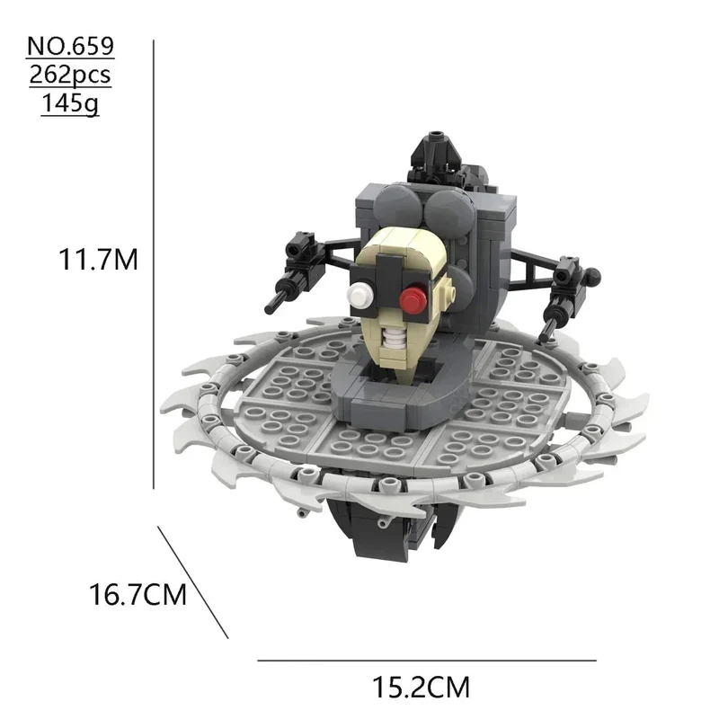 Skibidi Toilette Titan TV Mann Speakerman Horror Spiel Bosses Camara Baustein Cartoon Puppe Modell Kinder Geburtstag Halloween Geschenk