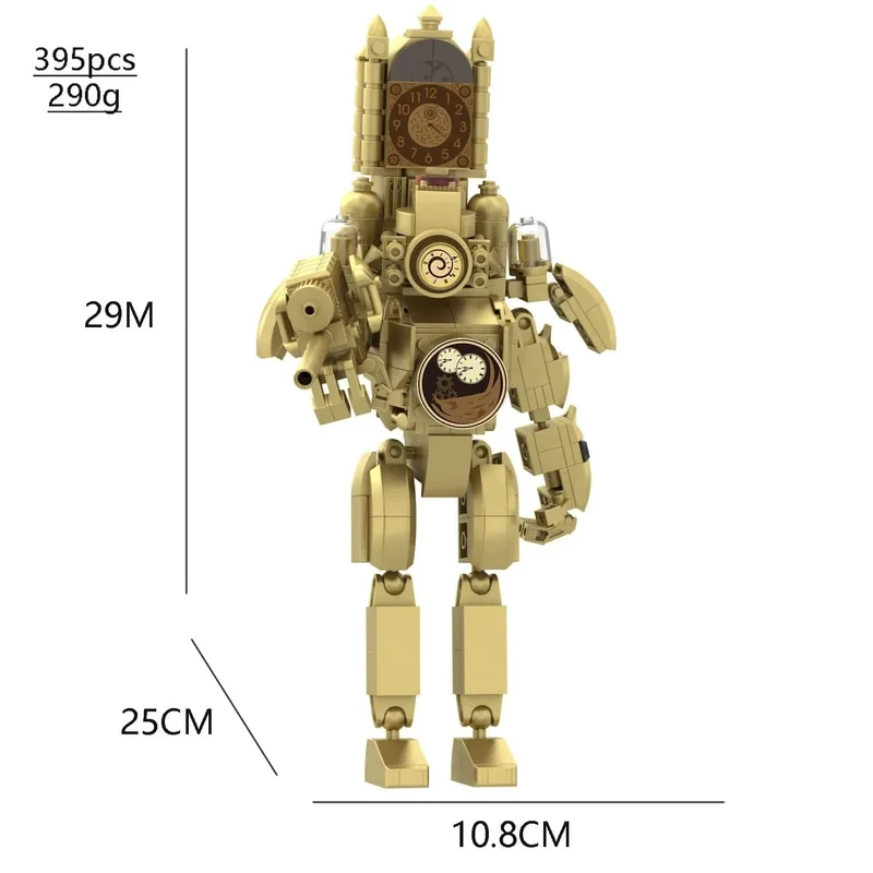 Skibidi Toilette Titan TV Mann Speakerman Horror Spiel Bosses Camara Baustein Cartoon Puppe Modell Kinder Geburtstag Halloween Geschenk