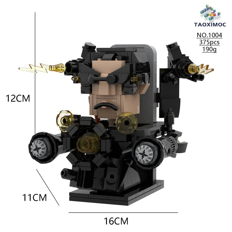 Skibidi Toilette Titan TV Mann Speakerman Horror Spiel Bosses Camara Baustein Cartoon Puppe Modell Kinder Geburtstag Halloween Geschenk