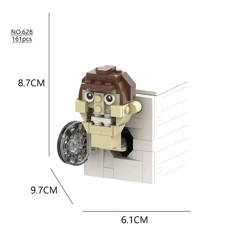 Skibidi Toilette Titan TV Mann Speakerman Horror Spiel Bosses Camara Baustein Cartoon Puppe Modell Kinder Geburtstag Halloween Geschenk