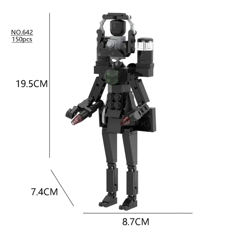 Skibidi Toilette Titan TV Mann Speakerman Horror Spiel Bosses Camara Baustein Cartoon Puppe Modell Kinder Geburtstag Halloween Geschenk