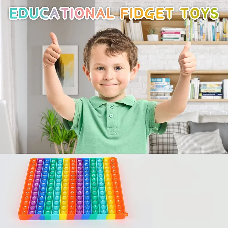 12x12 Multiplikationsspiel, Pop-Spielzeug, Mathe-Lernen, Lernspielzeug, Manipulationen für Kinder, Vorschule, Kindergarten, Klassenzimmer, Push
