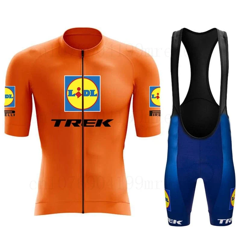 Trek 2024 Sommer Team Radfahren Jersey Set Ciclismo Kleidung MTB Fahrrad Kleidung Uniform Maillot Ropa Ciclismo Fahrrad Anzug Hombre