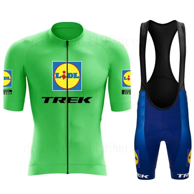 Trek 2024 Sommer Team Radfahren Jersey Set Ciclismo Kleidung MTB Fahrrad Kleidung Uniform Maillot Ropa Ciclismo Fahrrad Anzug Hombre