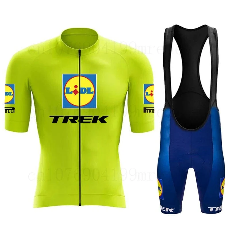 Trek 2024 Sommer Team Radfahren Jersey Set Ciclismo Kleidung MTB Fahrrad Kleidung Uniform Maillot Ropa Ciclismo Fahrrad Anzug Hombre