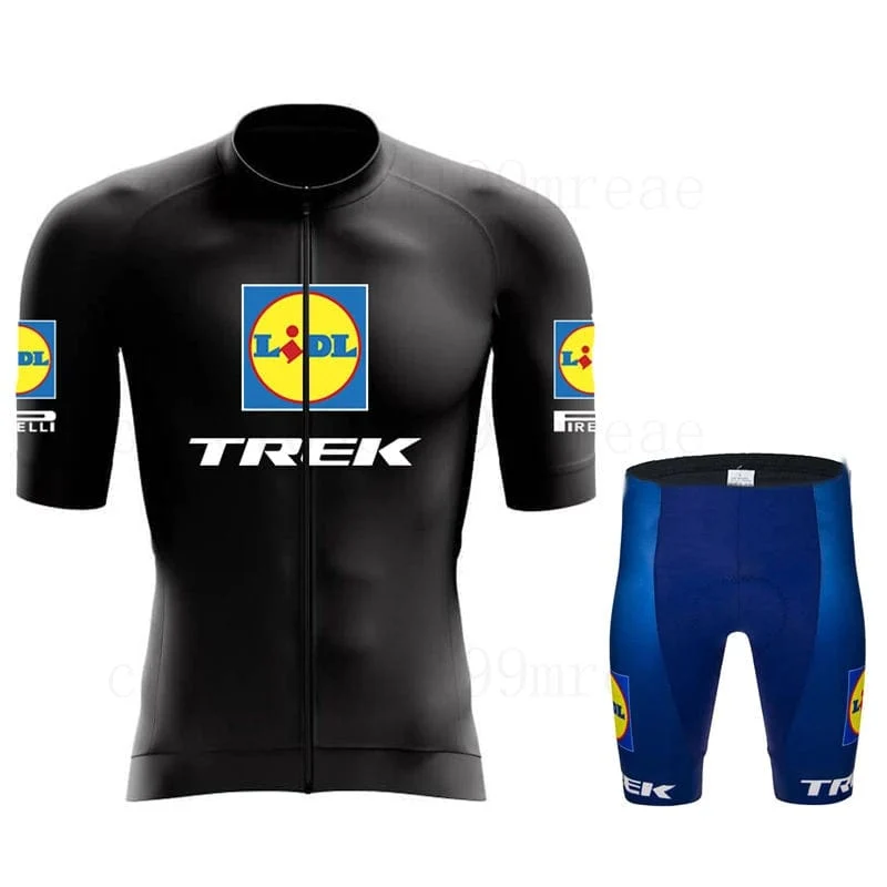 Trek 2024 Sommer Team Radfahren Jersey Set Ciclismo Kleidung MTB Fahrrad Kleidung Uniform Maillot Ropa Ciclismo Fahrrad Anzug Hombre