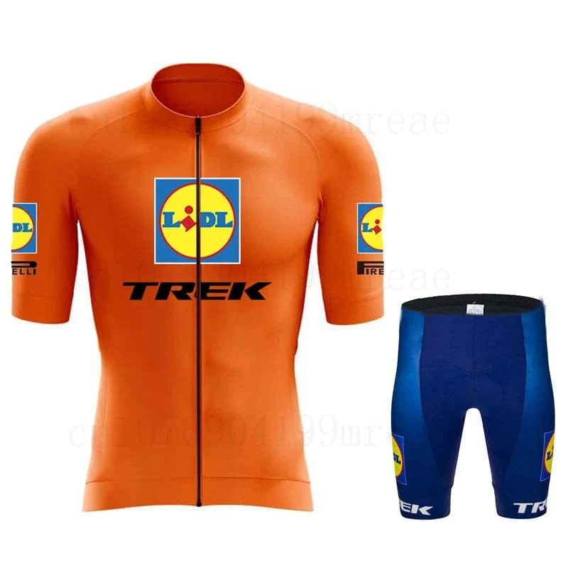 Trek 2024 Sommer Team Radfahren Jersey Set Ciclismo Kleidung MTB Fahrrad Kleidung Uniform Maillot Ropa Ciclismo Fahrrad Anzug Hombre