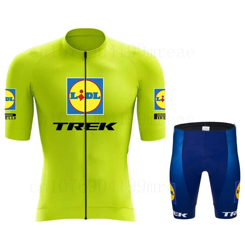 Trek 2024 Sommer Team Radfahren Jersey Set Ciclismo Kleidung MTB Fahrrad Kleidung Uniform Maillot Ropa Ciclismo Fahrrad Anzug Hombre