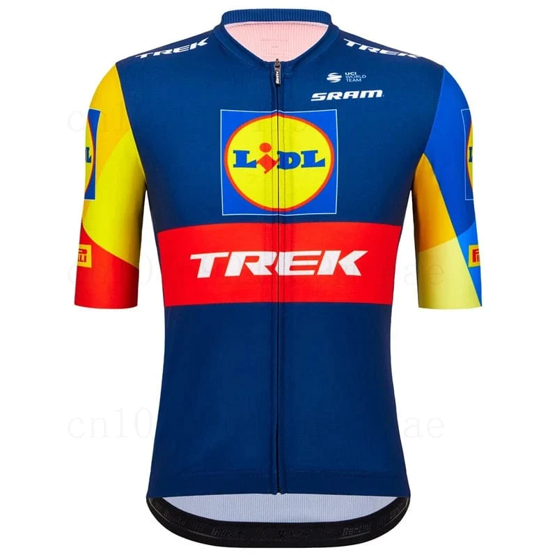 Trek 2024 Sommer Team Radfahren Jersey Set Ciclismo Kleidung MTB Fahrrad Kleidung Uniform Maillot Ropa Ciclismo Fahrrad Anzug Hombre