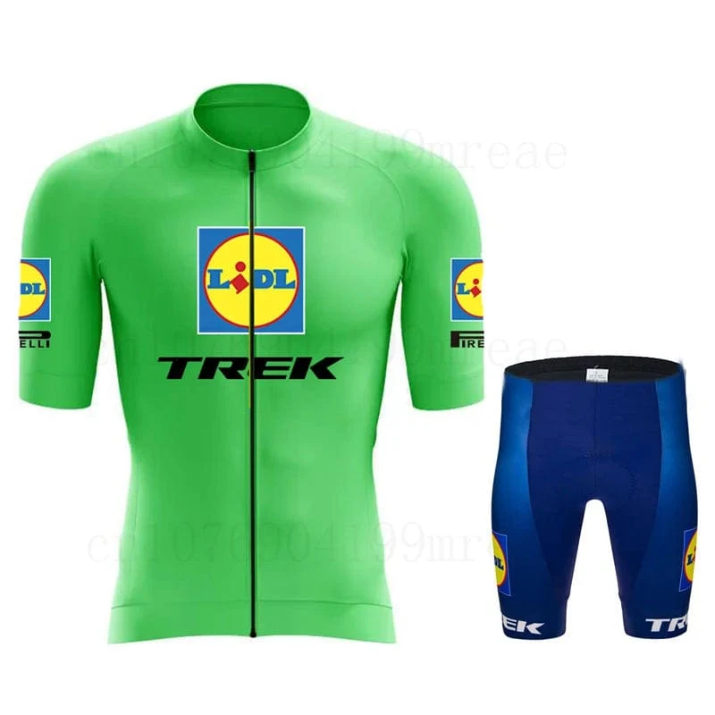 Trek 2024 Sommer Team Radfahren Jersey Set Ciclismo Kleidung MTB Fahrrad Kleidung Uniform Maillot Ropa Ciclismo Fahrrad Anzug Hombre