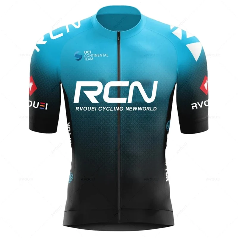 Rcn Fluoreszierende Grüne Fahrrad-Sets Mountainbike-Uniform Sommer Herren Radtrikot-Set Rennrad-Trikots MTB Fahrradbekleidung