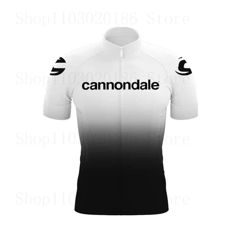 Cannondale Männer Kurzarm Radfahren Jersey Set Sommer Bicicleta Kleidung MTB Maillot Ropa Ciclismo Sportswear Blau Fahrrad Anzug