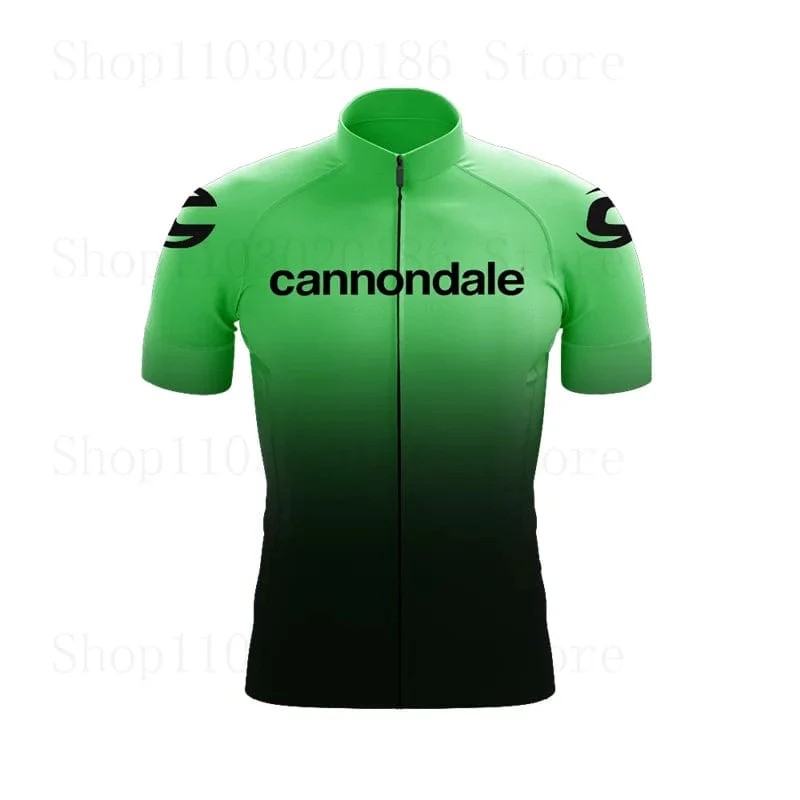 Cannondale Männer Kurzarm Radfahren Jersey Set Sommer Bicicleta Kleidung MTB Maillot Ropa Ciclismo Sportswear Blau Fahrrad Anzug