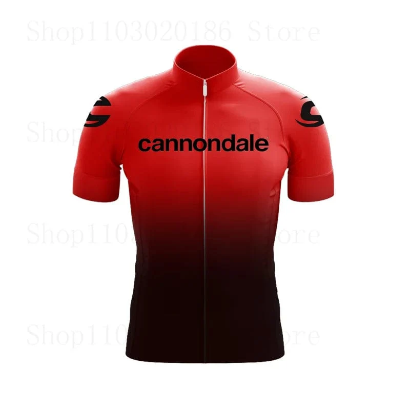 Cannondale Männer Kurzarm Radfahren Jersey Set Sommer Bicicleta Kleidung MTB Maillot Ropa Ciclismo Sportswear Blau Fahrrad Anzug
