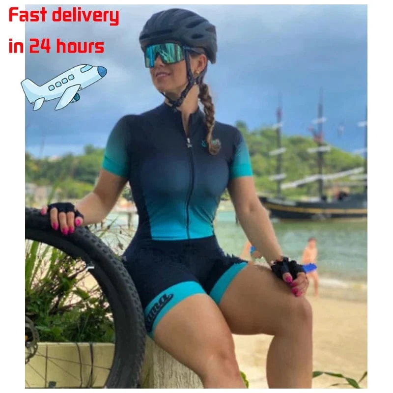 2023 XAMA Pro Niedrigen Preis frauen Beruf Triathlon Anzug Kleidung Radfahren Skinsuits Coupa De Ciclismo Strampler Overall 20D Kits