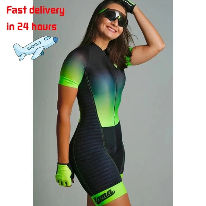 2023 XAMA Pro Niedrigen Preis frauen Beruf Triathlon Anzug Kleidung Radfahren Skinsuits Coupa De Ciclismo Strampler Overall 20D Kits