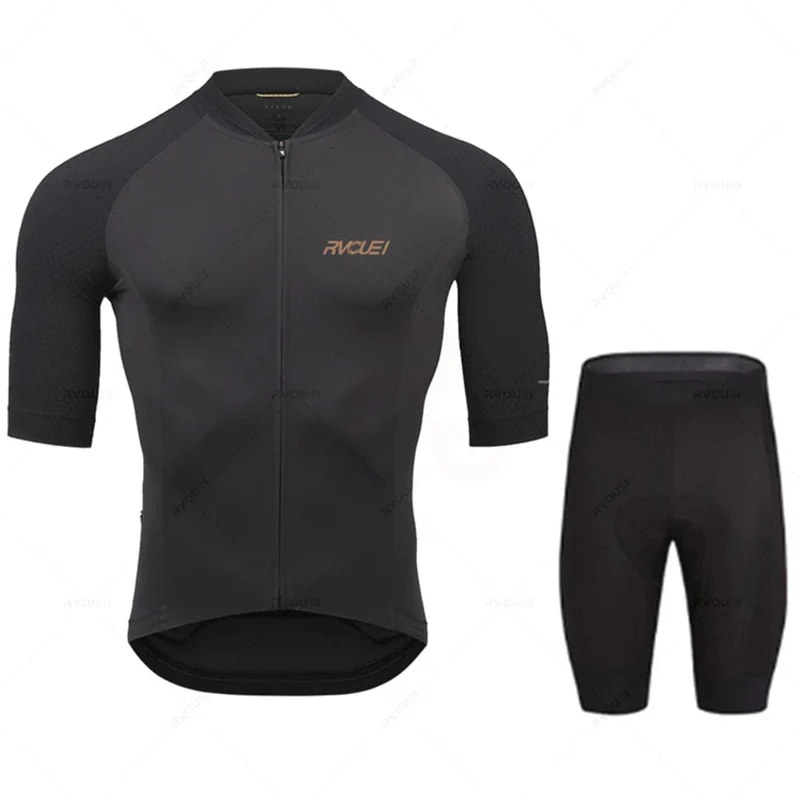 2023 Rvouei Pro Team Fahrradbekleidung Herren New Road Bike Wear Rennbekleidung Atmungsaktives Radtrikot-Set Ropa Ciclismo Maillot